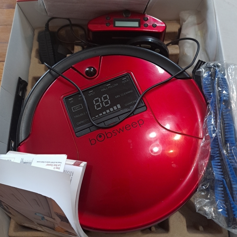 PetHair 2.0 Robotic Vacuum Cleaner and Mop - Red